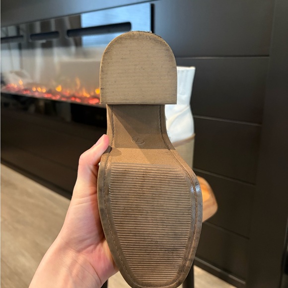 Women's Cream Ankle Boots - Picture 3 of 5